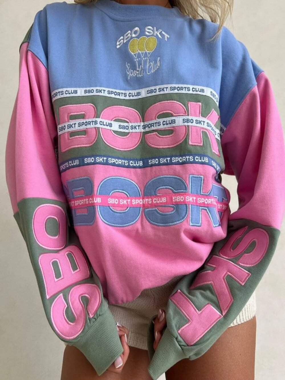 SABO Nakia Oversized Vintage Sweater